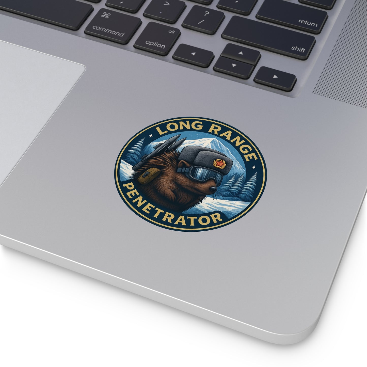 Adventure-Themed Vinyl Stickers, Long Range Penetrator, Fun Decor, Gift for Outdoorsy Friends, Ideal for Laptops, Water Bottles, Car Bumpers