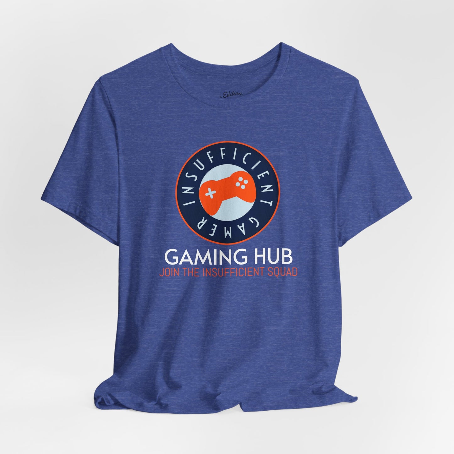 Insufficient Gamer badge Gaming Hub Tee | Video Game Logo T-Shirt