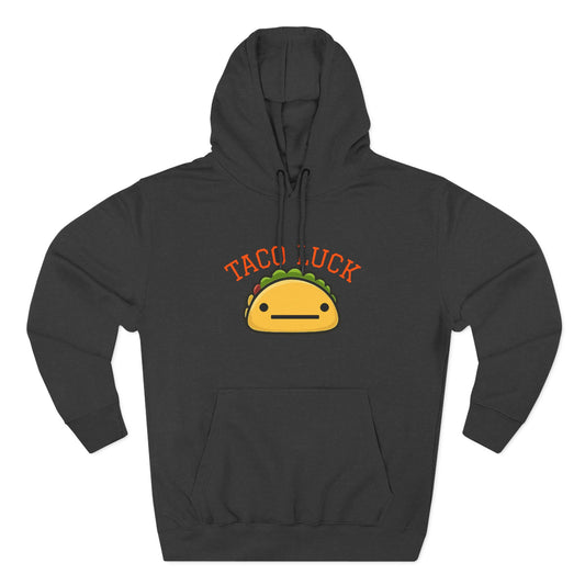 Taco Luck taco illustration Hoodie, cute food graphic, kawaii taco design