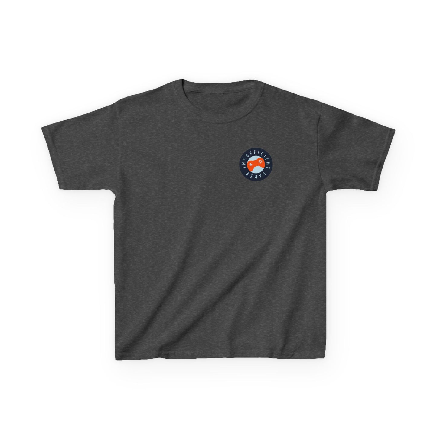 Kids Gamer T-Shirt, Cool Kids Tee, Insufficient Gamer Shirt, Perfect for Birthdays, Gaming Events, Fun Everyday Wear