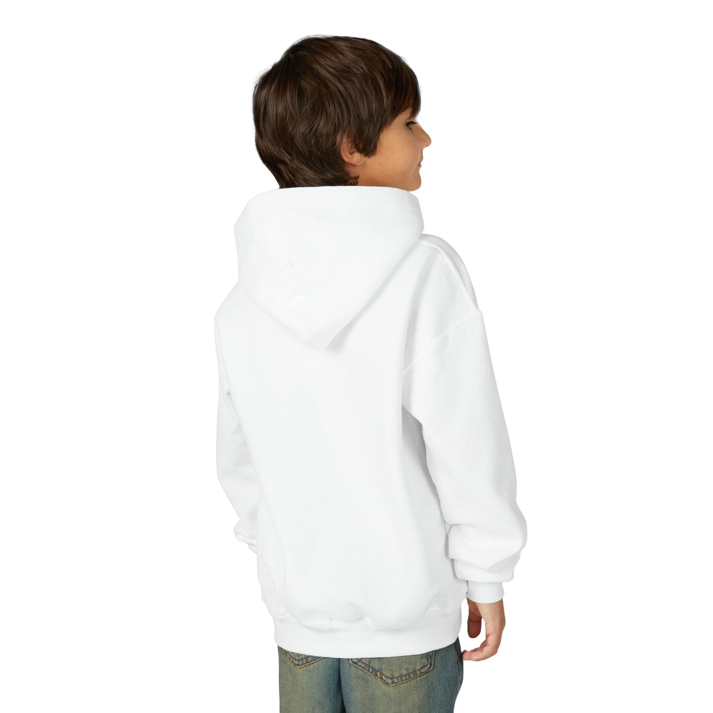 Cozy Youth Hooded Sweatshirt - Perfect for Winter Days, School Spirit, Gift for Teens, Casual Wear, Vintage Style
