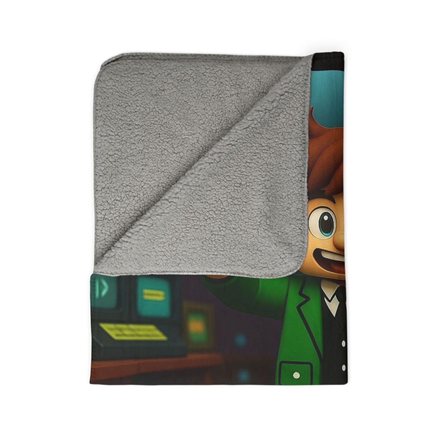 Fresh from our YouTube Channel - Insufficient Fleece Gamer Throw Blanket, Kids Sherpa Blanket, Fun Home Decor