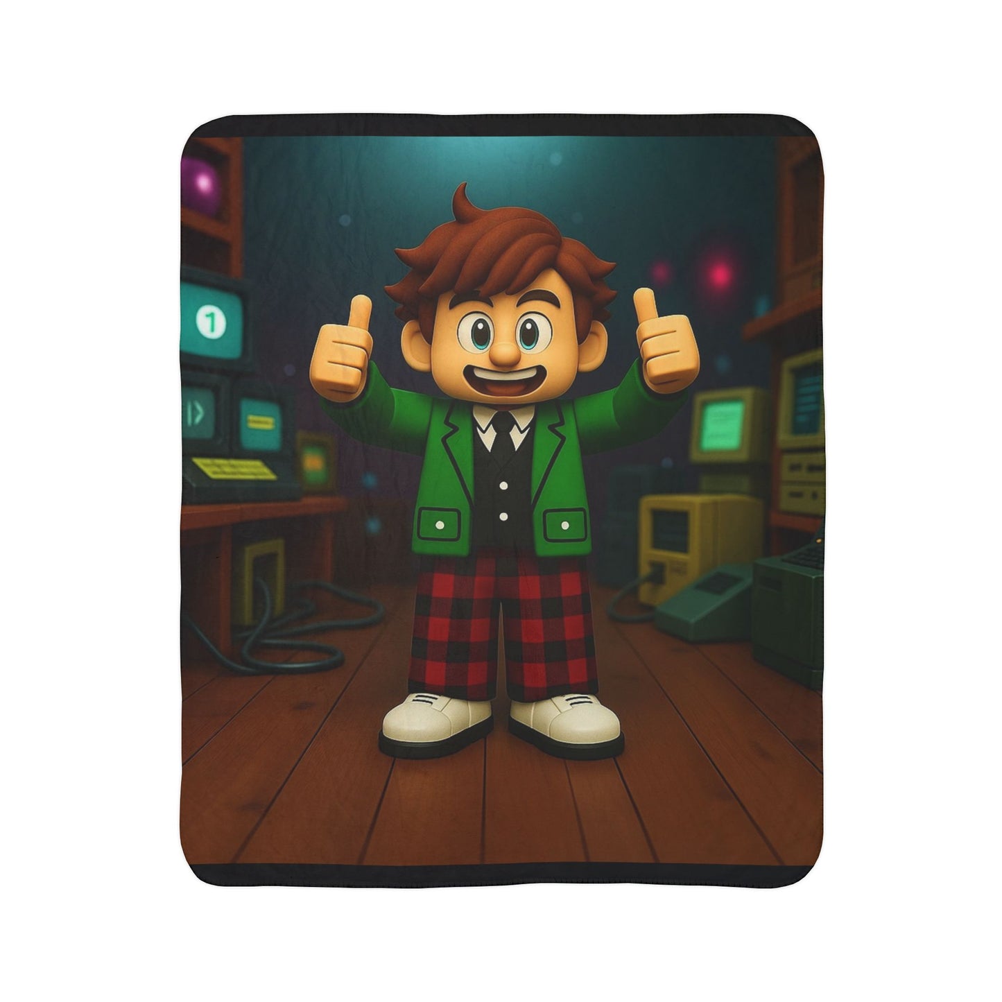 Fresh from our YouTube Channel - Insufficient Fleece Gamer Throw Blanket, Kids Sherpa Blanket, Fun Home Decor