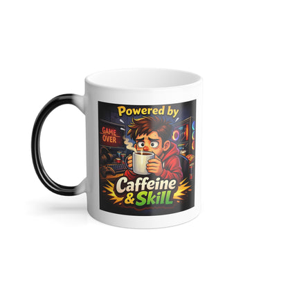 Color-Changing Gamer Mug — 'Game Over' Retro Arcade 11oz