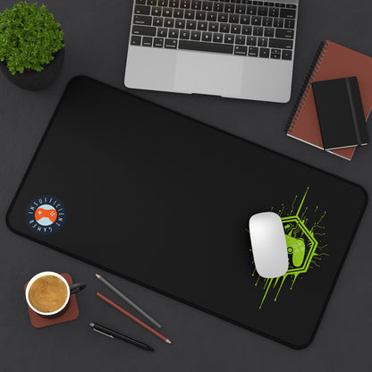 Insufficient Gamer Desk Mat with Controller Design | Eco-Friendly Gaming Mat, Mouse Pad for Home Office, Desktop