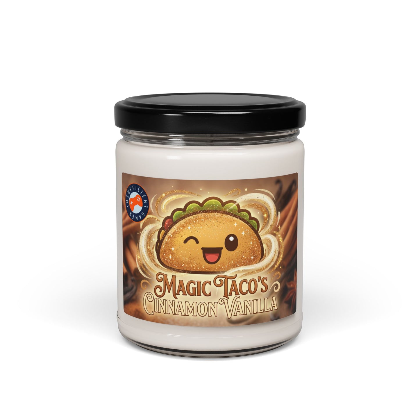 Magic Taco Cinnamon Vanilla Candle, Soy Candle, 9oz