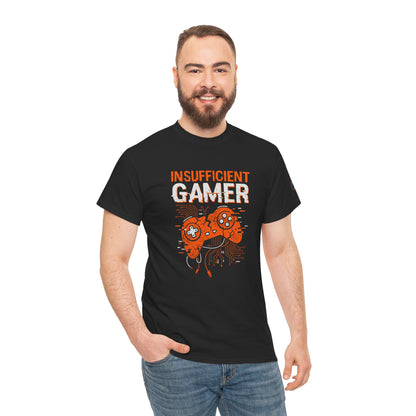 Insufficient Gamer T-Shirt — Funny Retro Video Game Controller Tee
