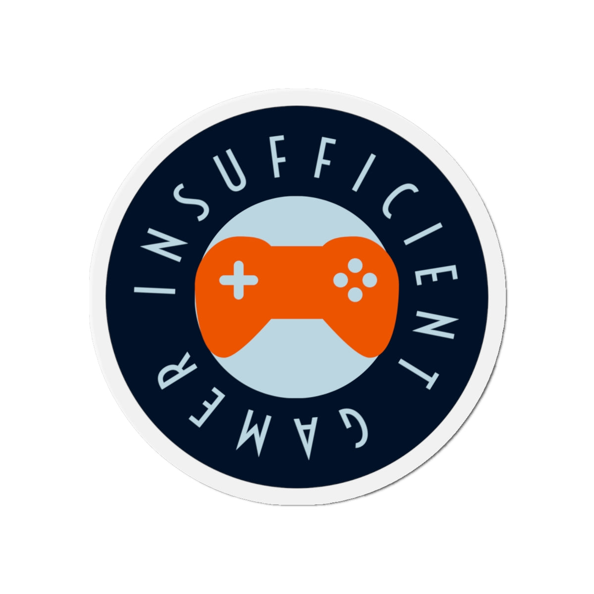 Insufficient Gamer circle logo Die-Cut Magnet | Video Game Controller fridge magnet