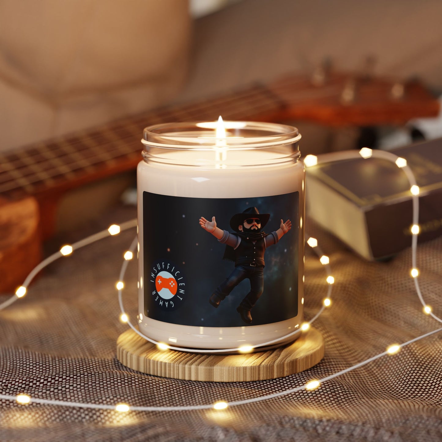 Insufficient Gamer Clean Cotton Candle, Soy Jar Candle | 9oz