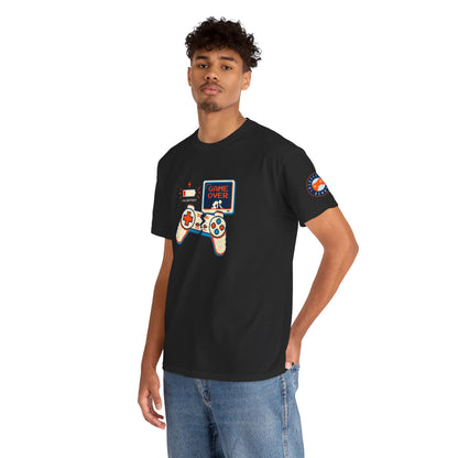 Game Over Controller Tee — Retro Gamer Graphic T-Shirt