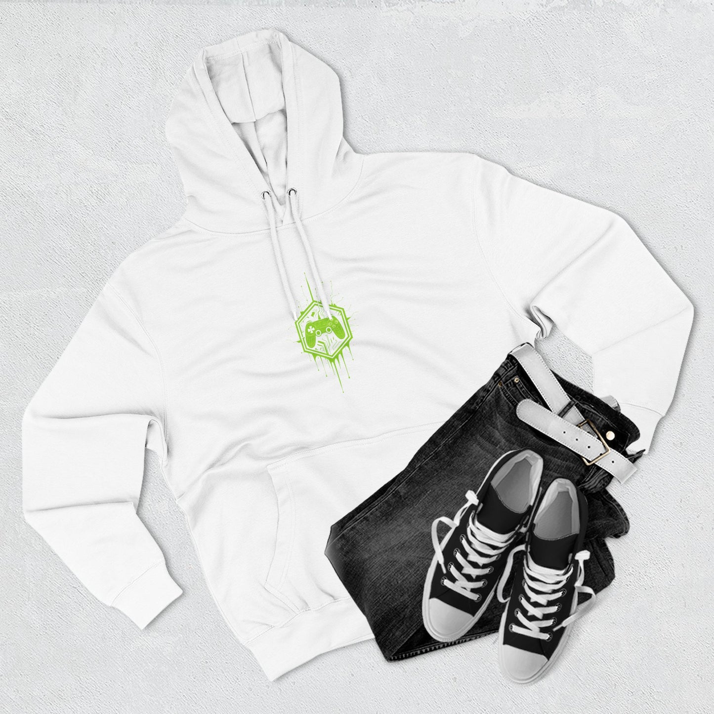 Gaming Hoodie, Green Controller