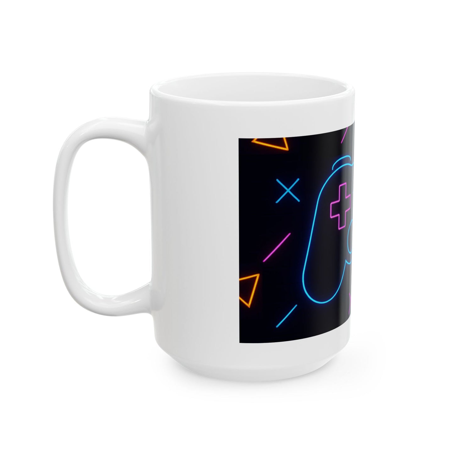 Neon Gamer Ceramic Mug