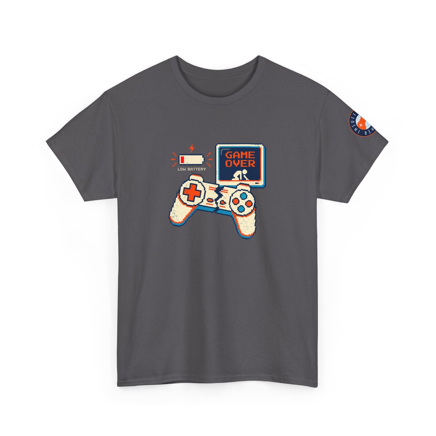 Game Over Controller Tee — Retro Gamer Graphic T-Shirt