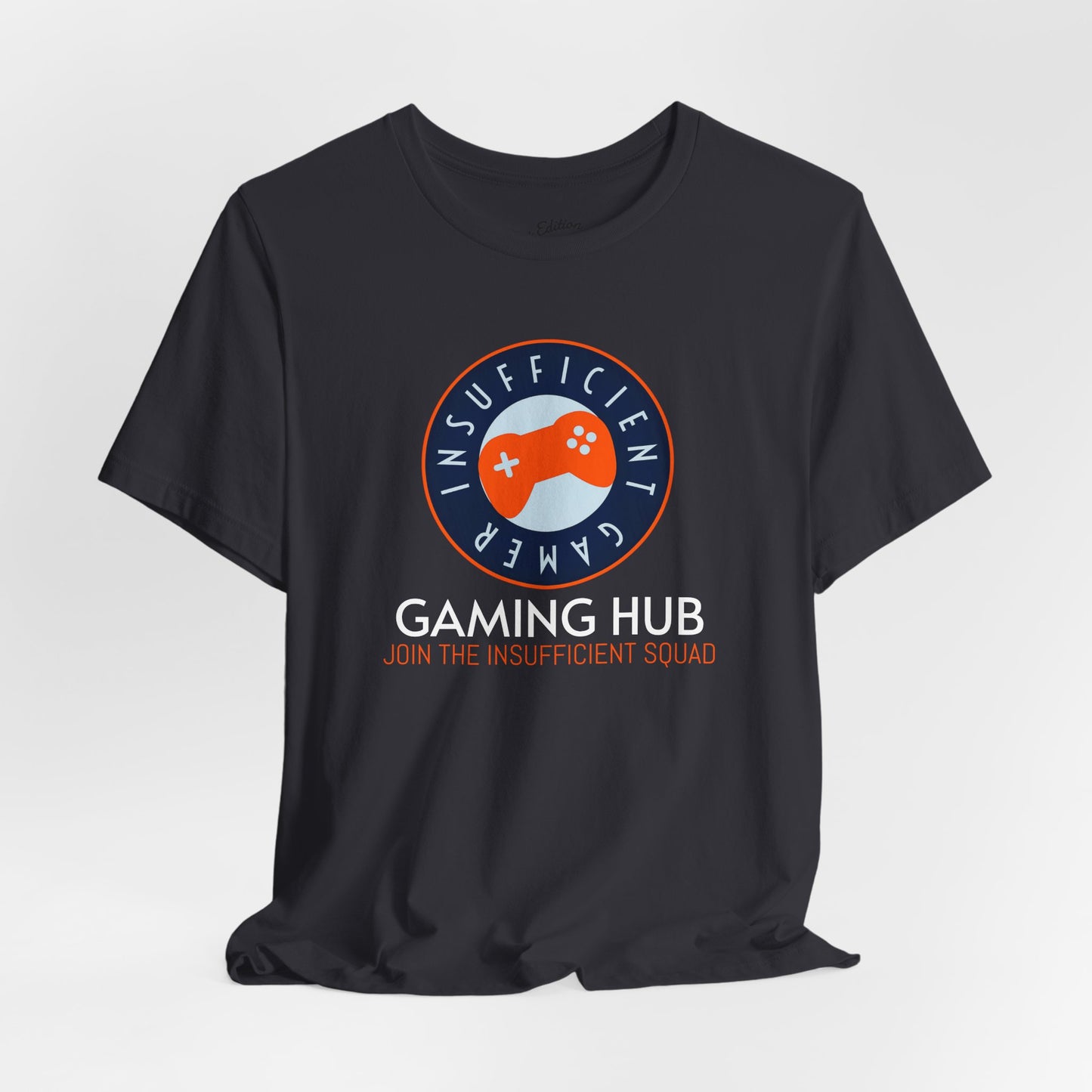 Insufficient Gamer badge Gaming Hub Tee | Video Game Logo T-Shirt