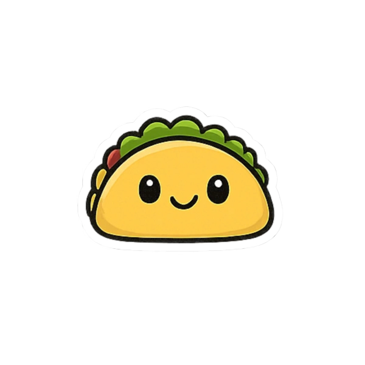 Magic Taco Kiss-Cut Stickers | Kawaii Food Vinyl Decal
