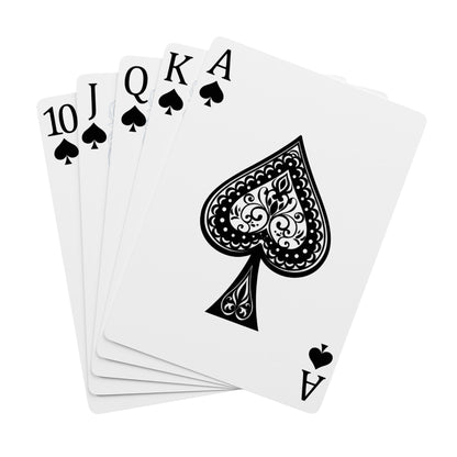 Ocean Wave Poker Playing Cards — 'Insufficient Gamer' Novelty Deck