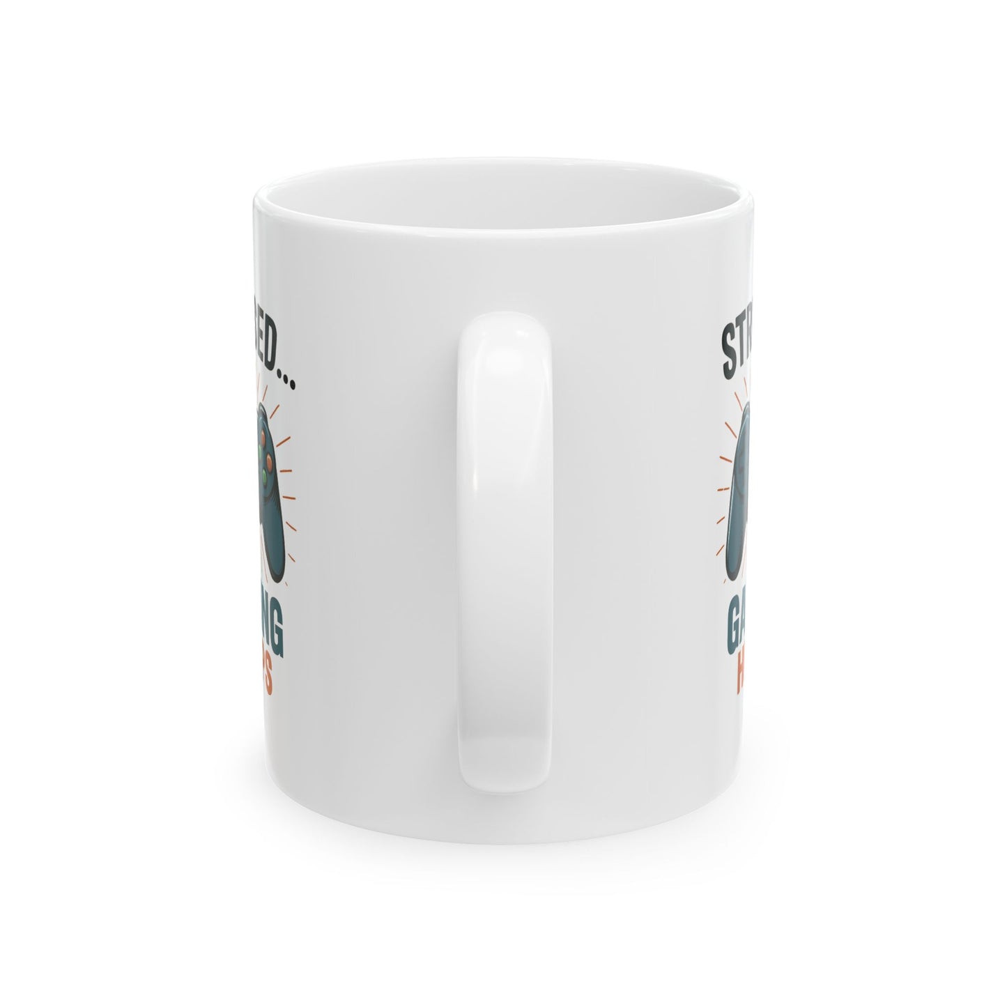 Stressed Gaming Mug - Perfect for Coffee Lovers, Gift for Friends, Birthday Mug, Office Desk Accessory, Humor Gift