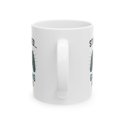 Stressed Gaming Mug - Perfect for Coffee Lovers, Gift for Friends, Birthday Mug, Office Desk Accessory, Humor Gift
