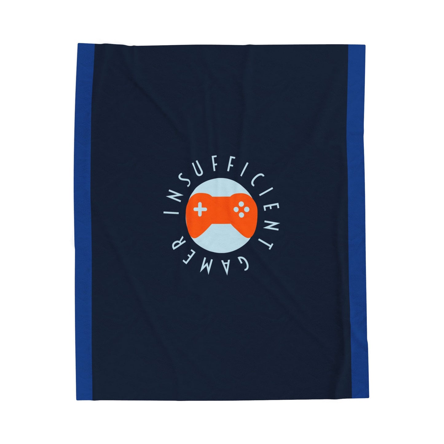 Insufficient Gamer-themed Velveteen Plush Blanket