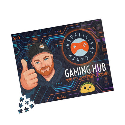 Gaming Hub Puzzle – Insufficient Gamer Logo Jigsaw (110–1014 pcs)