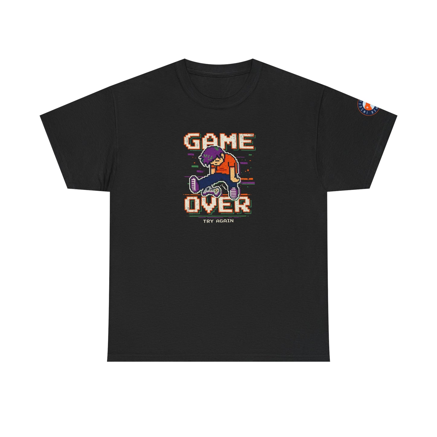 Game Over Retro Tee — 8‑Bit Arcade Graphic T‑Shirt