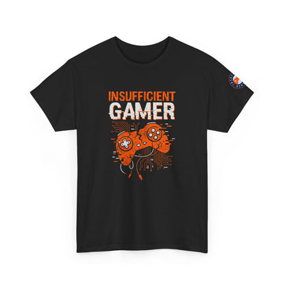 Insufficient Gamer T-Shirt — Funny Retro Video Game Controller Tee