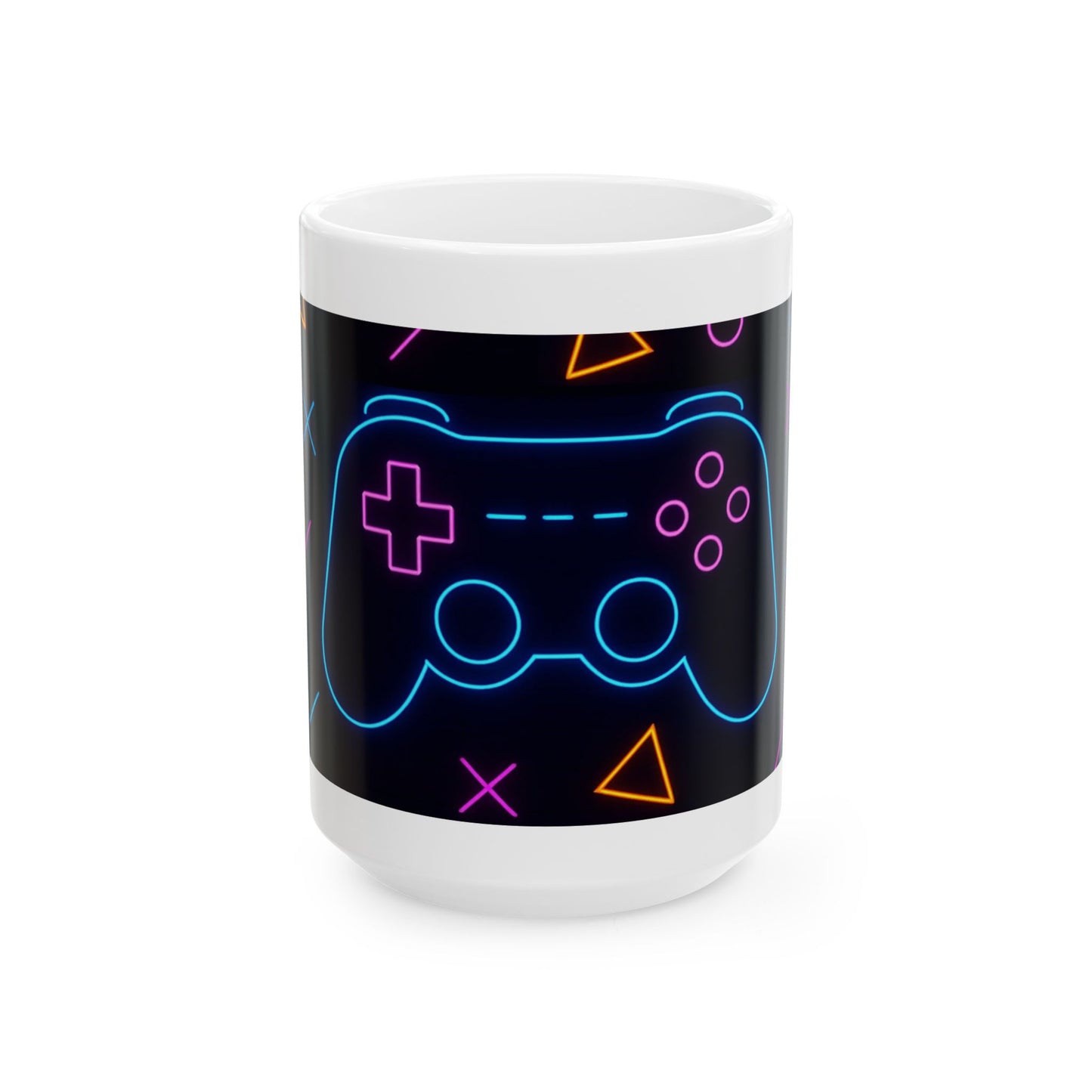 Neon Gamer Ceramic Mug
