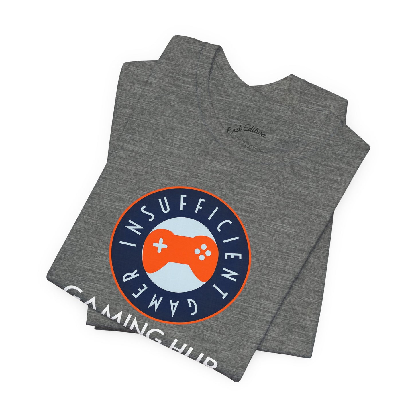 Insufficient Gamer badge Gaming Hub Tee | Video Game Logo T-Shirt