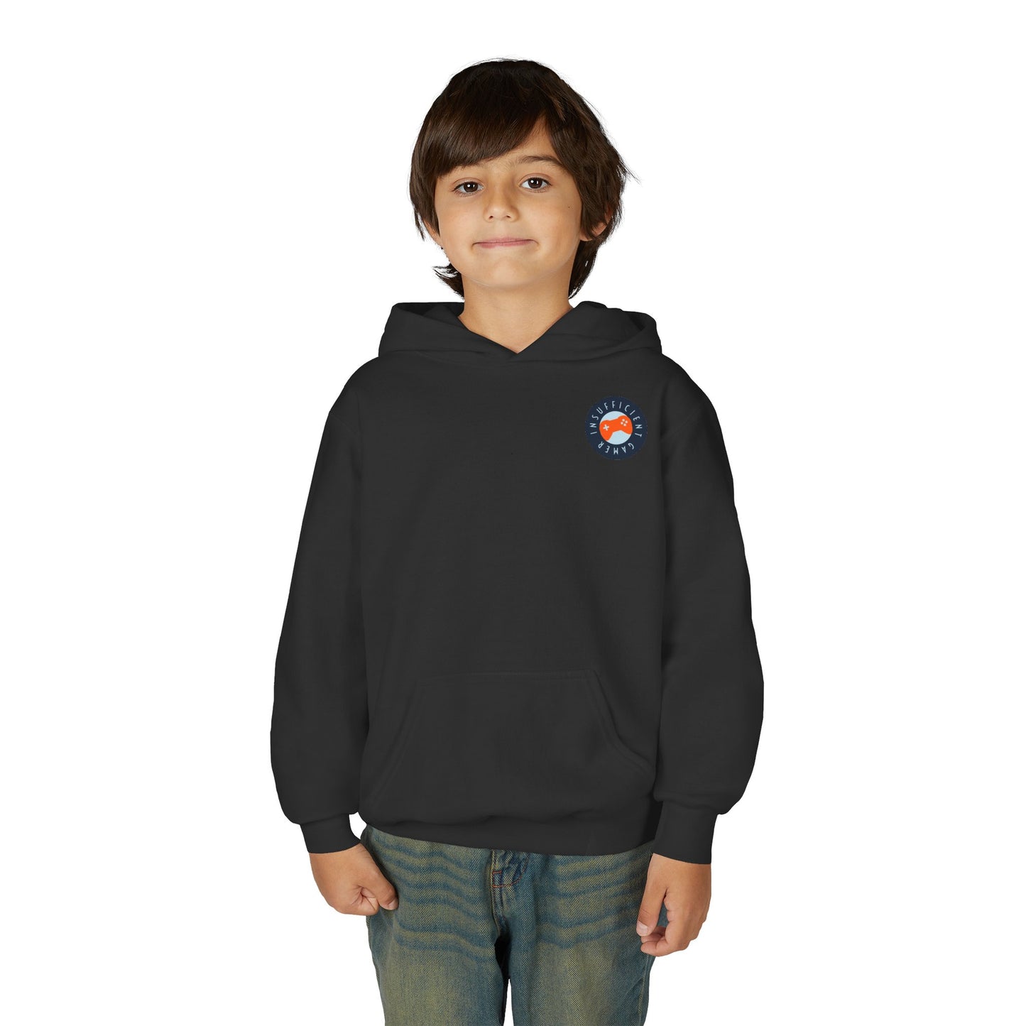 Youth Insufficient Gamer Hoodie - Fun Gaming Sweatshirt for Kids