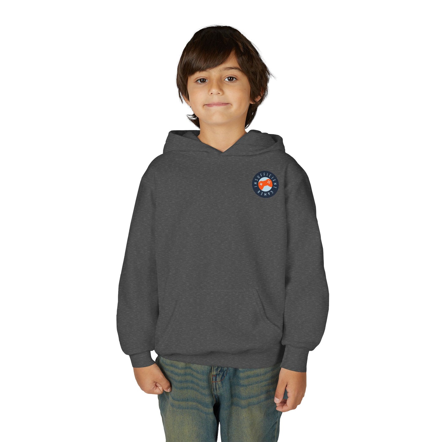 Youth Insufficient Gamer Hoodie - Fun Gaming Sweatshirt for Kids