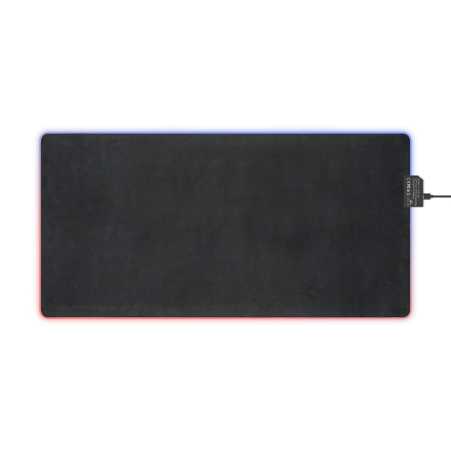 LED Gaming Mouse Pad — ‘Insufficient Gamer’ Neon Arcade RGB Desk Mat