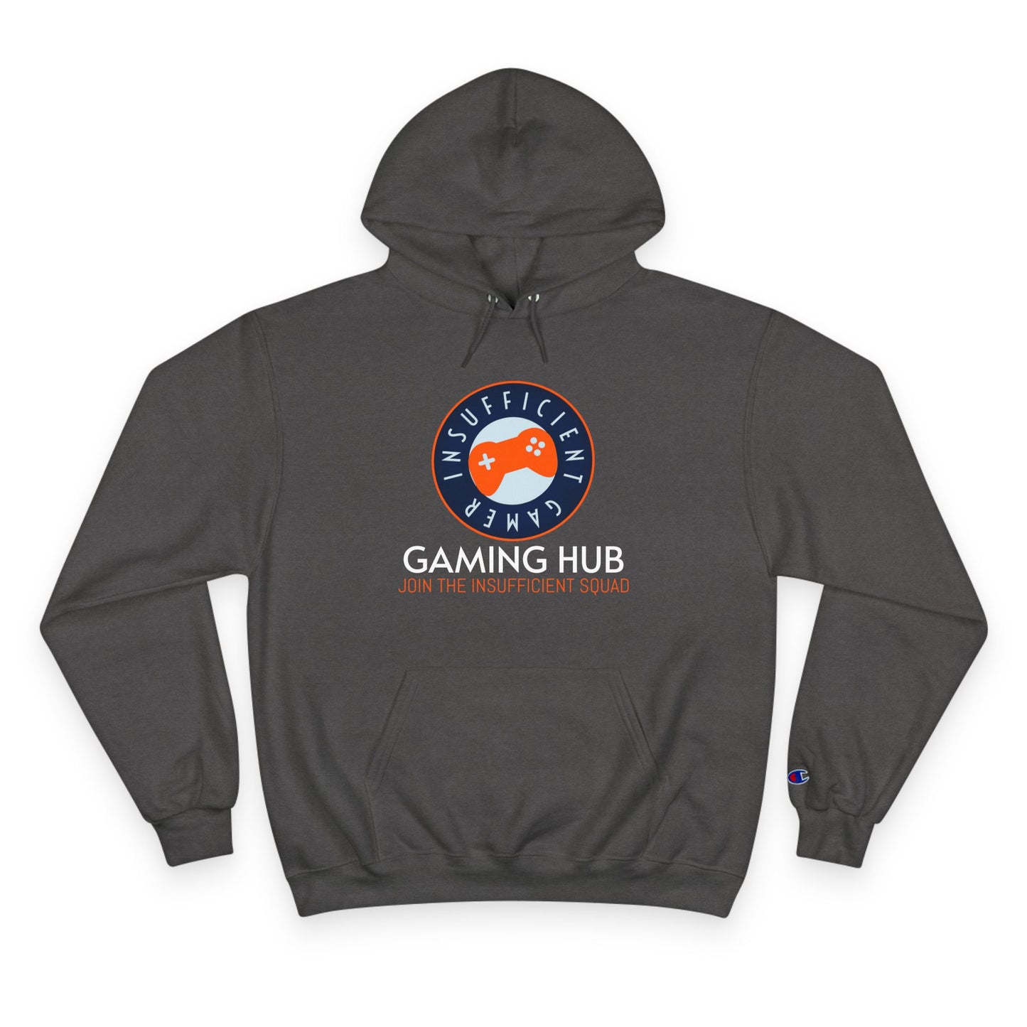 Insufficient Gamer logo Gaming Hub Hoodie | Gamer Graphic Pullover