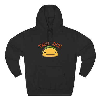 Taco Luck taco illustration Hoodie, cute food graphic, kawaii taco design
