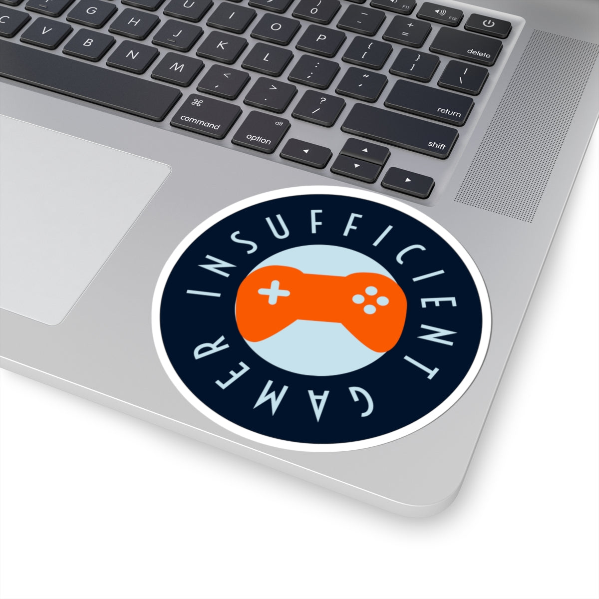 Insufficient Gamer Stickers | Fun Gaming Decor, Laptop Decals, Video Game Accessories, Gift for Gamers, Funny Sticker