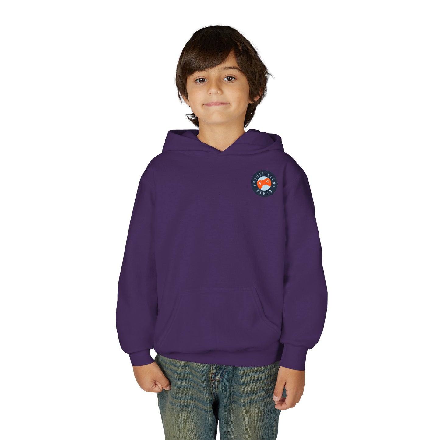 Youth Insufficient Gamer Hoodie - Fun Gaming Sweatshirt for Kids