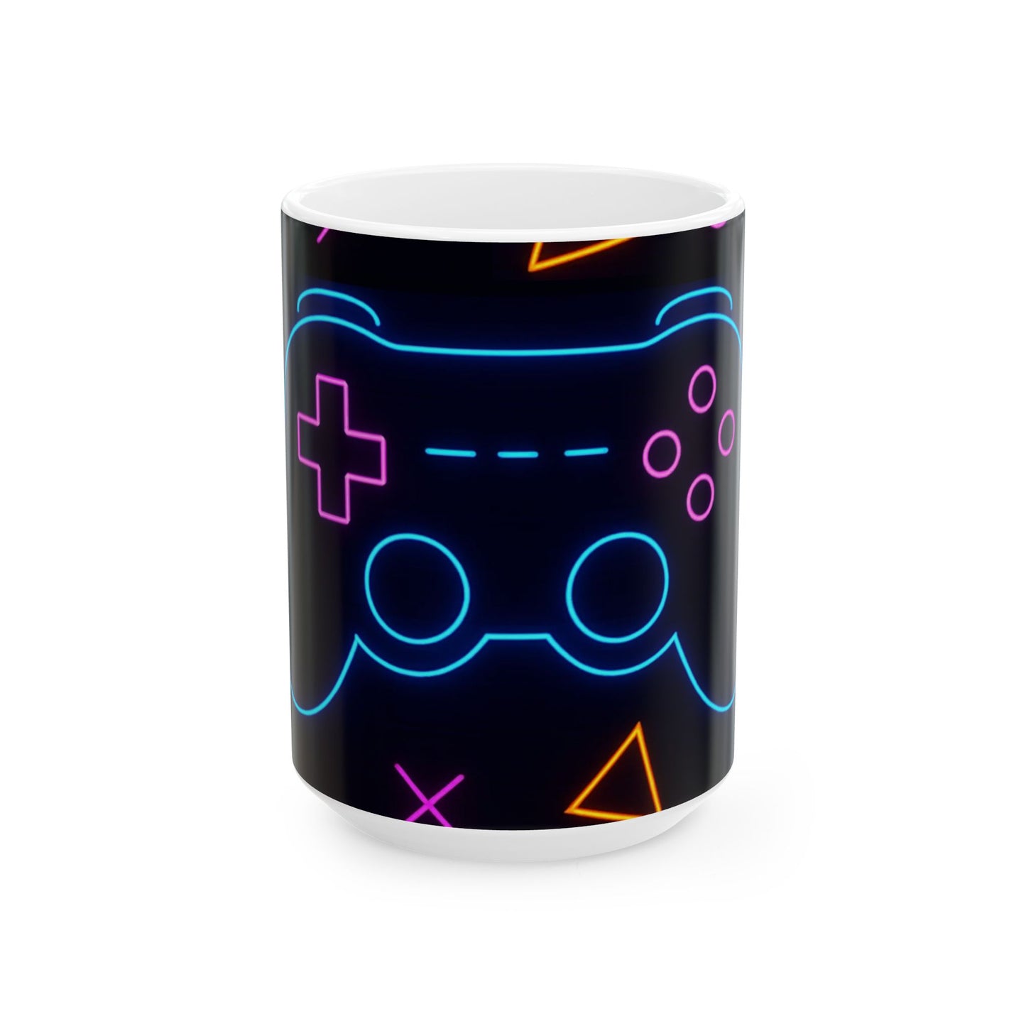 Neon Gamer Ceramic Mug - Perfect for Gaming Enthusiasts, Coffee Lovers, Gift for Birthdays, Christmas, Fun & Unique