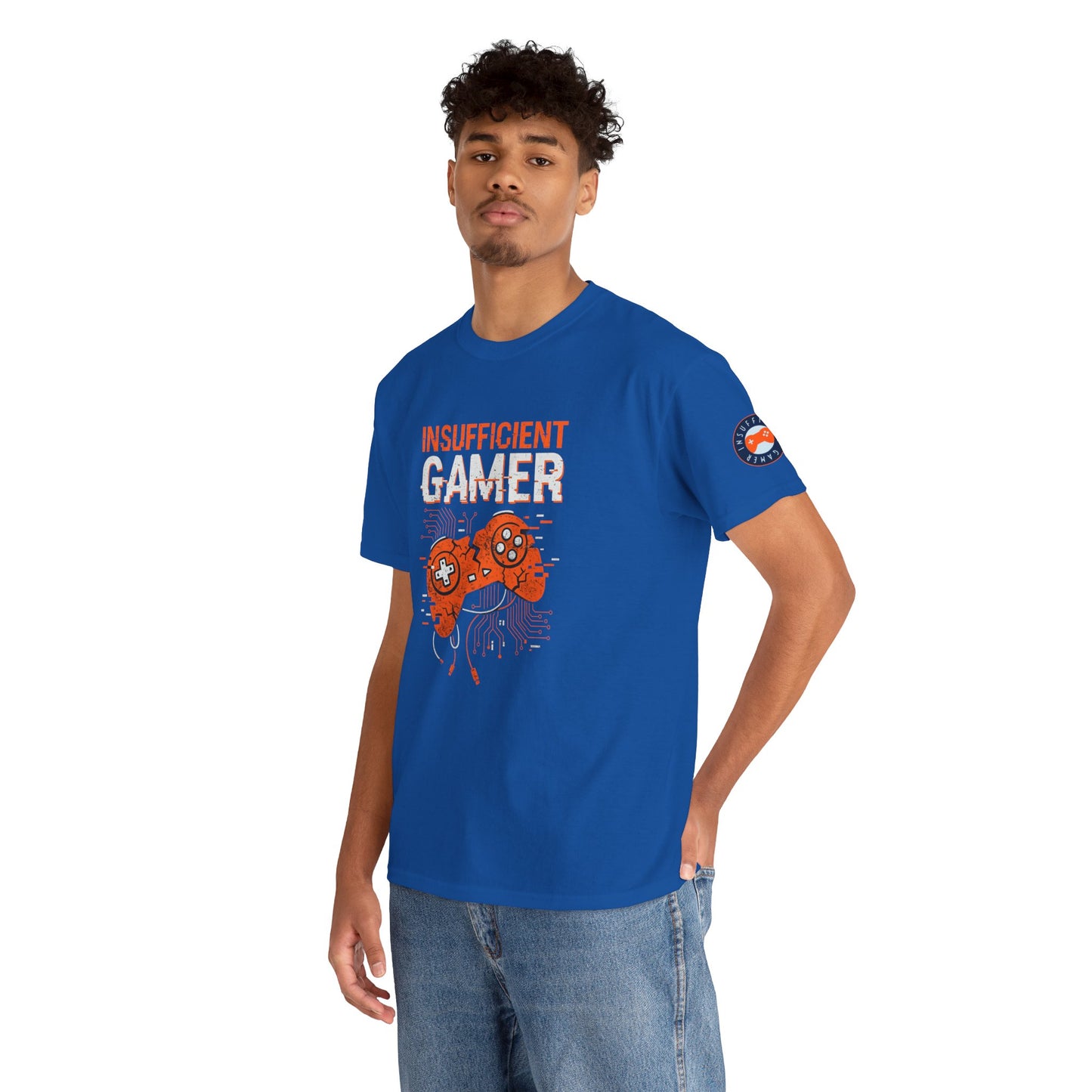 Insufficient Gamer T-Shirt — Funny Retro Video Game Controller Tee