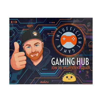 Gaming Hub Puzzle – Insufficient Gamer Logo Jigsaw (110–1014 pcs)