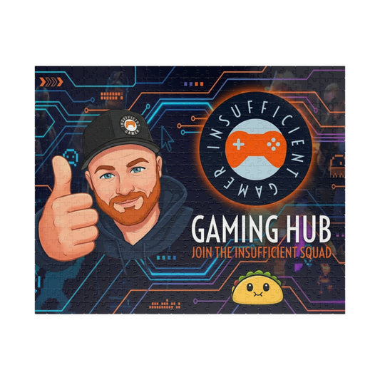Gaming Hub Puzzle – Insufficient Gamer Logo Jigsaw (110–1014 pcs)