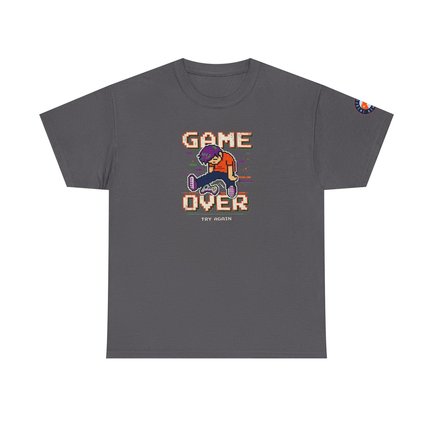 Game Over Retro Tee — 8‑Bit Arcade Graphic T‑Shirt