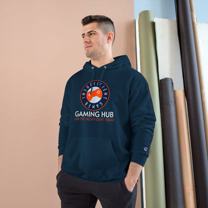 Insufficient Gamer logo Gaming Hub Hoodie | Gamer Graphic Pullover