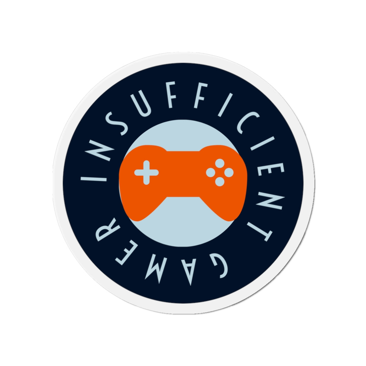 Insufficient Gamer circle logo Die-Cut Magnet | Video Game Controller fridge magnet
