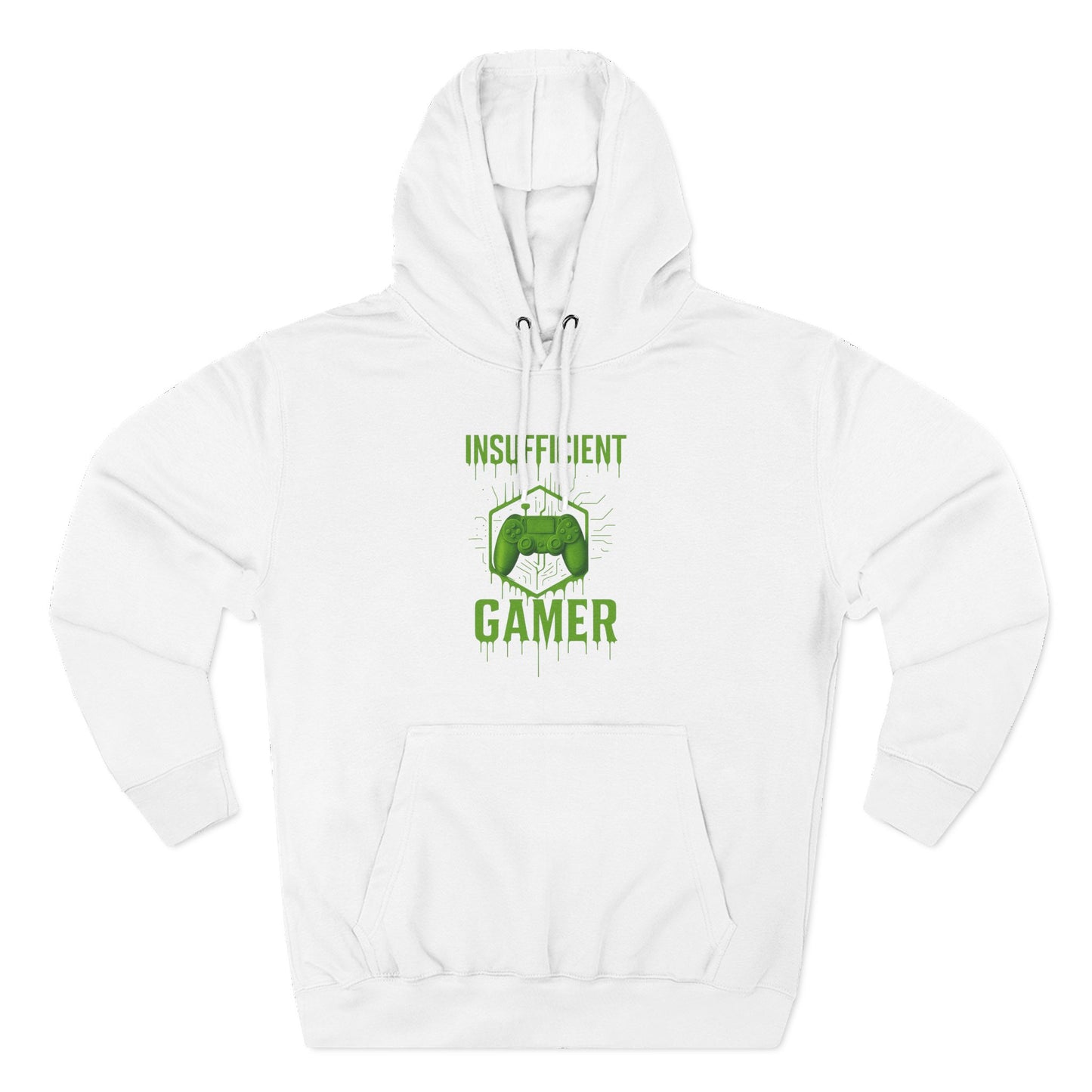 Gamer Hoodie - Insufficient Gamer Fleece Sweatshirt, Cozy Pullover for Gamers, Gaming Gift, Birthday Present, Chill Vibes