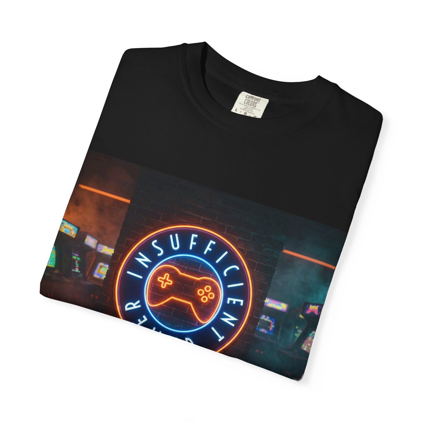Insufficient Gamer Neon Arcade T-Shirt