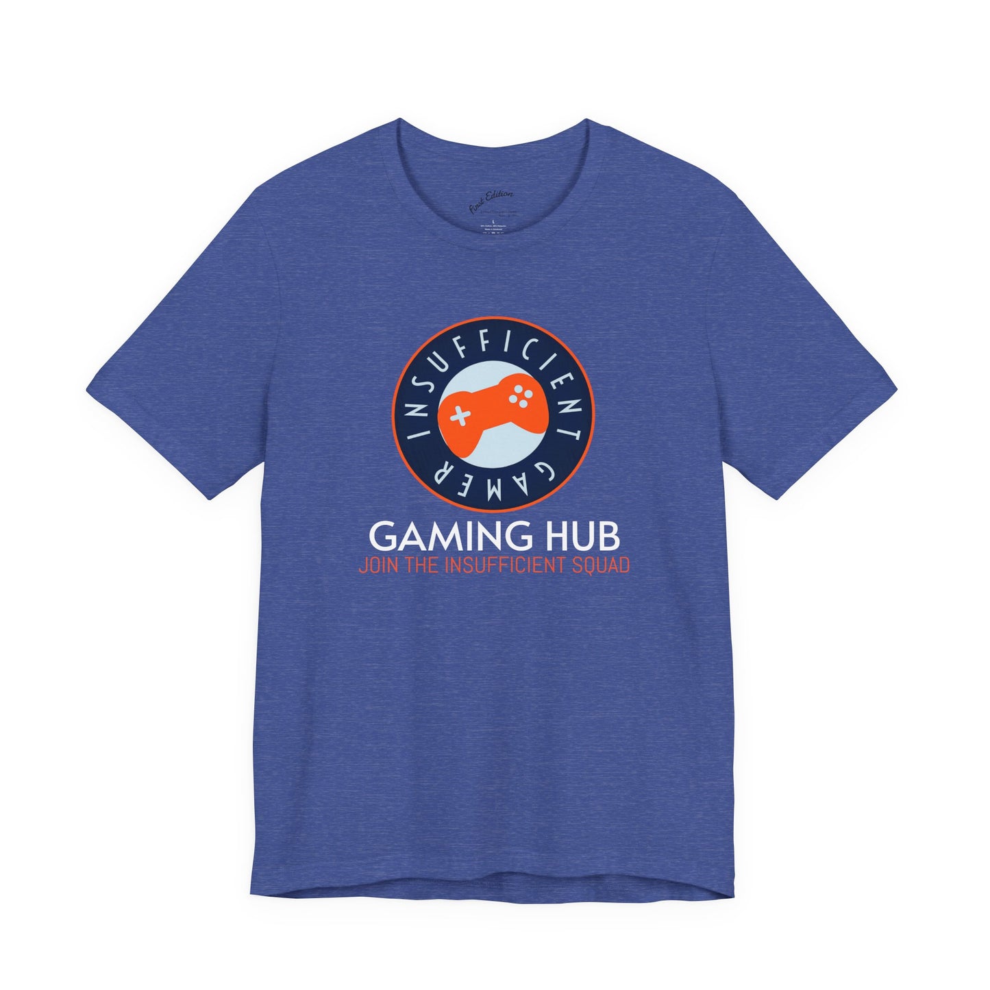 Insufficient Gamer badge Gaming Hub Tee | Video Game Logo T-Shirt