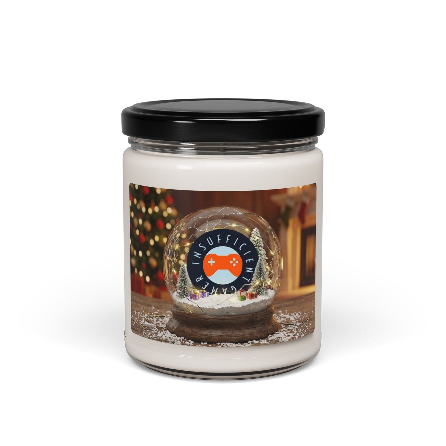 Insufficient Gamer Christmas Warmth Scent Candle 9oz Soy Candle | Holiday Christmas Decor