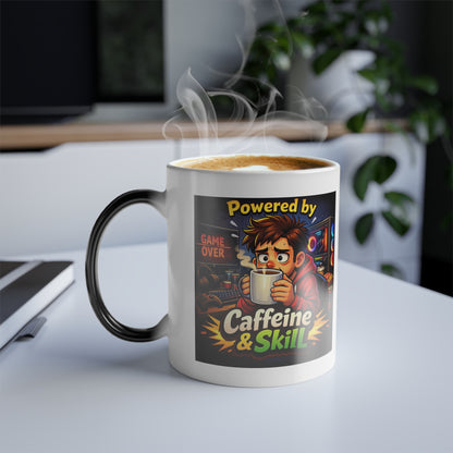 Color-Changing Gamer Mug — 'Game Over' Retro Arcade 11oz