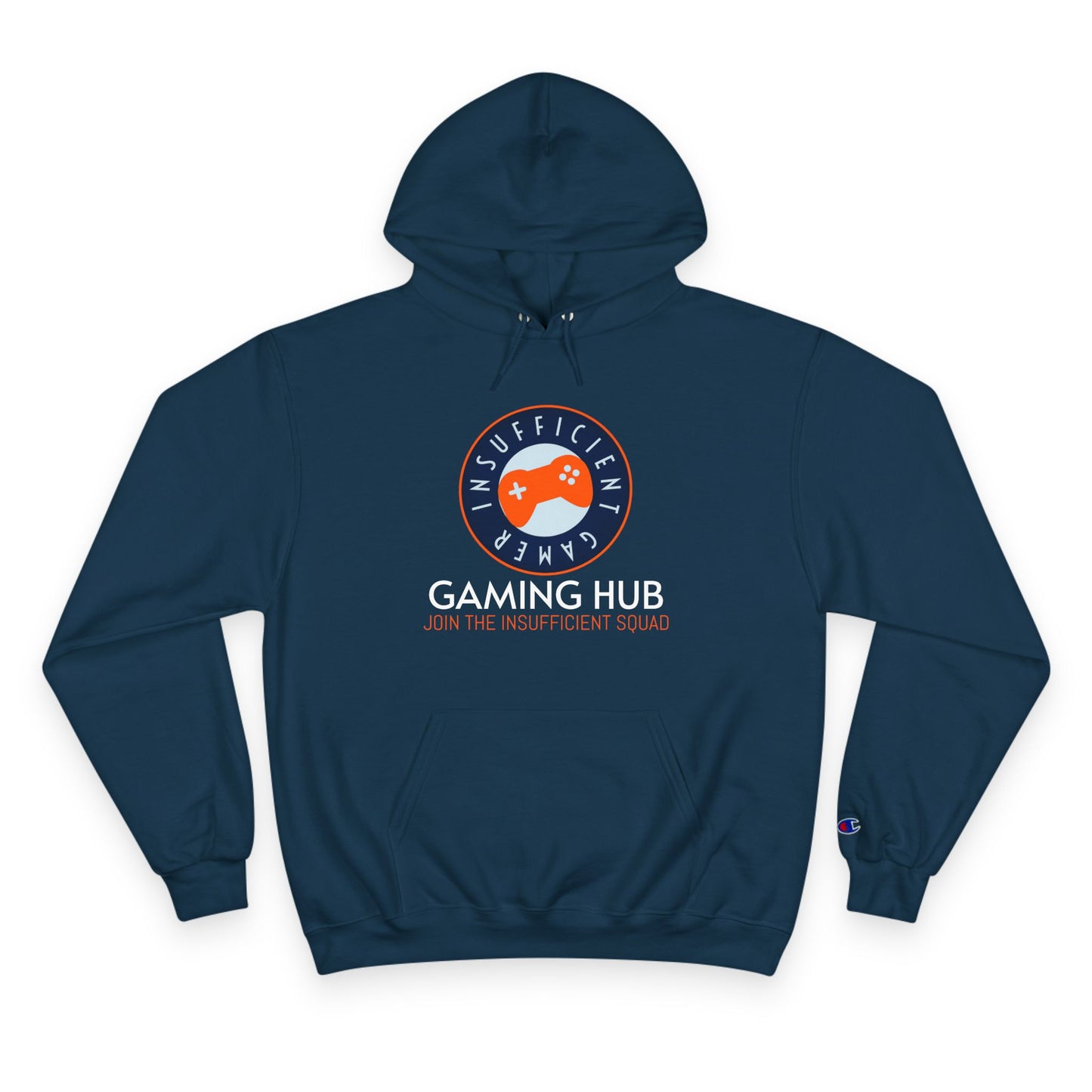 Insufficient Gamer logo Gaming Hub Hoodie | Gamer Graphic Pullover