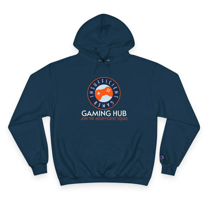 Insufficient Gamer logo Gaming Hub Hoodie | Gamer Graphic Pullover