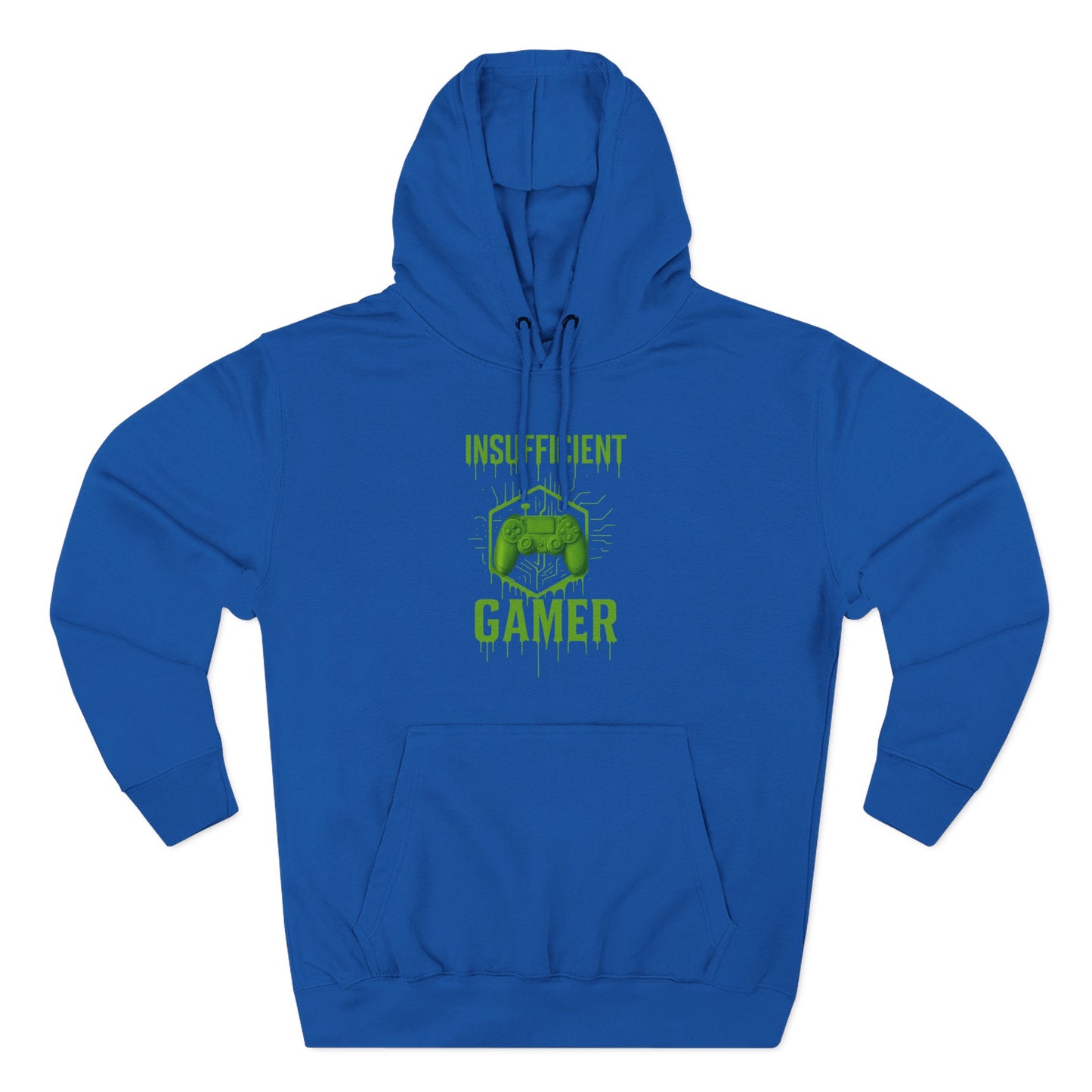 Gamer Hoodie - Insufficient Gamer Fleece Sweatshirt, Cozy Pullover for Gamers, Gaming Gift, Birthday Present, Chill Vibes
